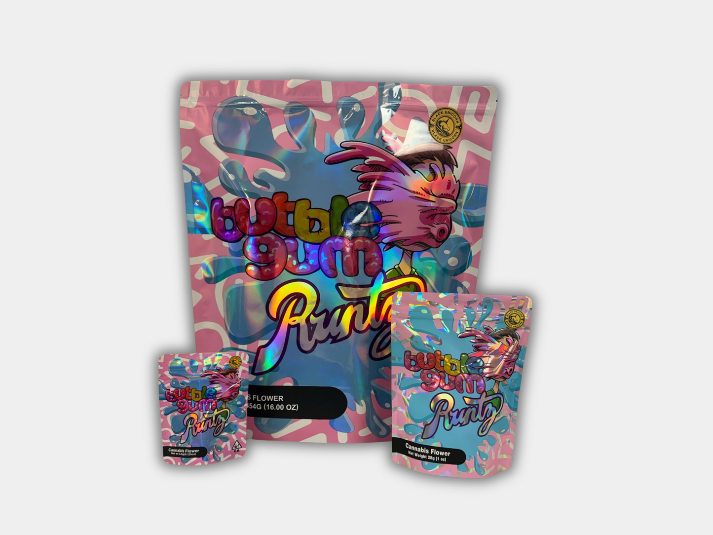 Gorilla Boyz Bubble Gum Combo Pack – 32 (3.5g), 16 (1oz), 1 (1lb)