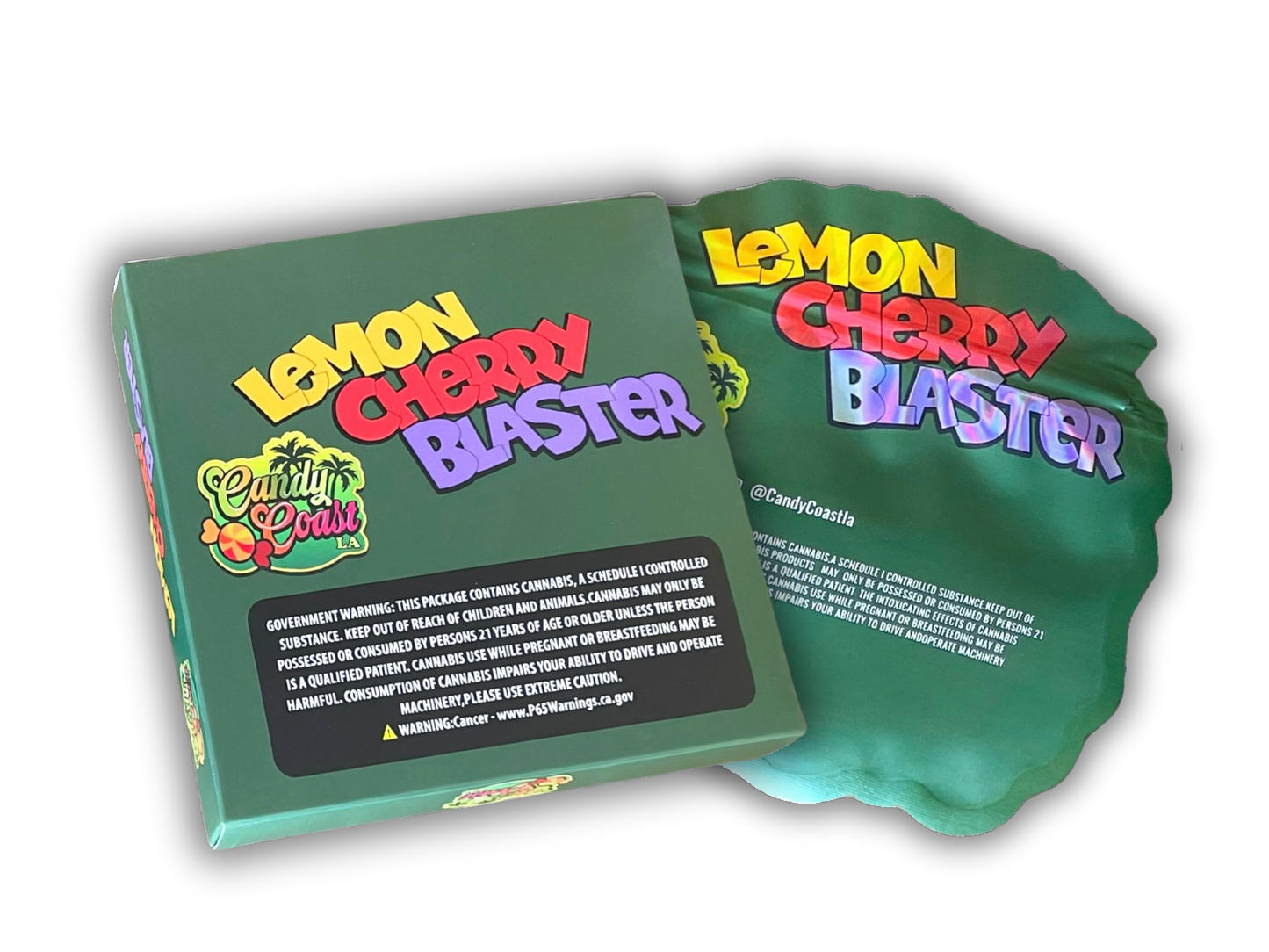 Lemon Cherry Blaster 3.5g Mylar Bag with BOX