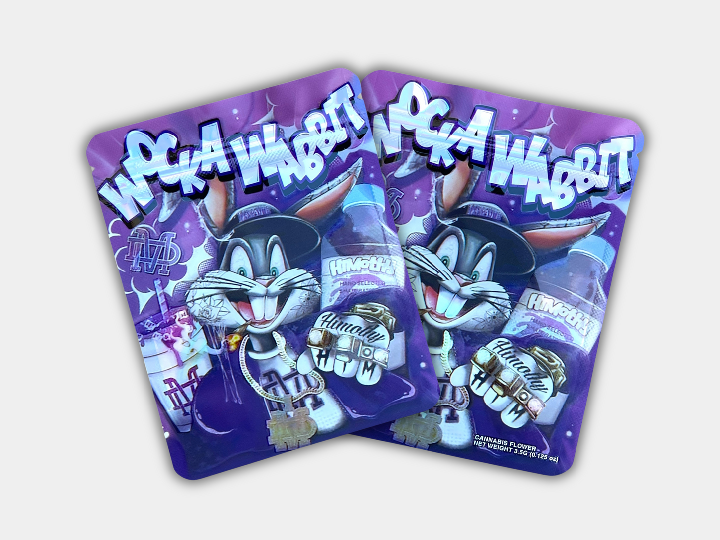 WockaWabbit Mylar Bag 3.5 Grams