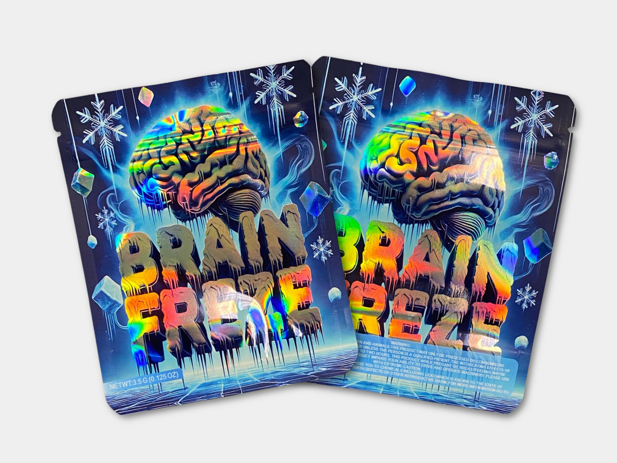 Brain Freeze 3.5G Mylar Bag