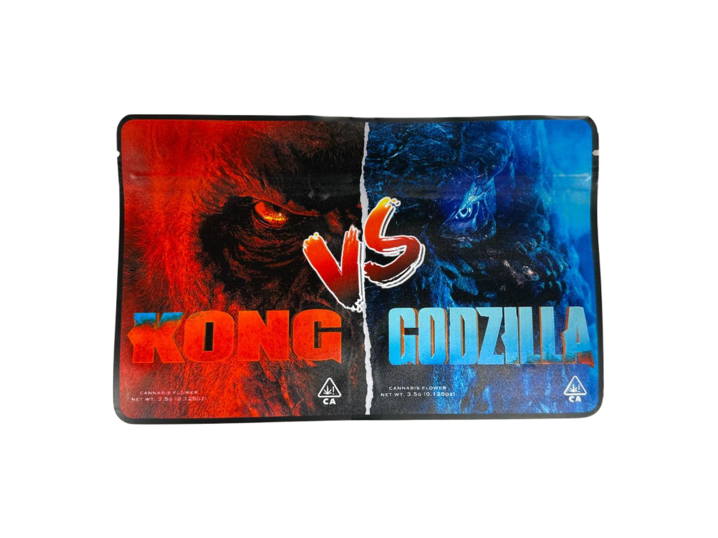 Kong vs Godzilla 7G Mylar Bag