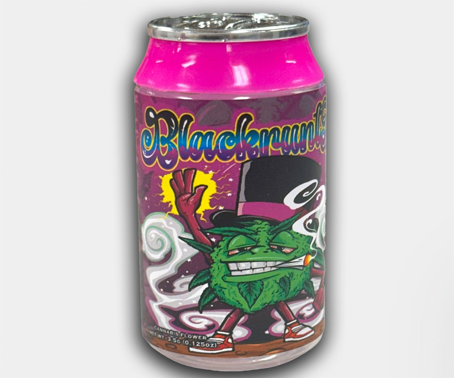 GB Custom Printed Designed Limited Edition 3.5g Soda Can Design Plastic Jars