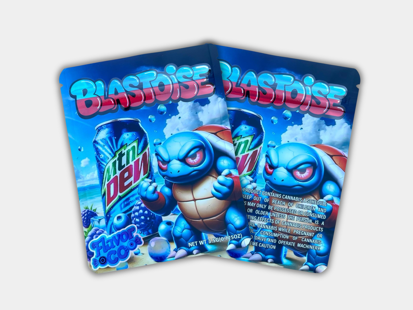 Blastoise 3.5g Mylar Bag