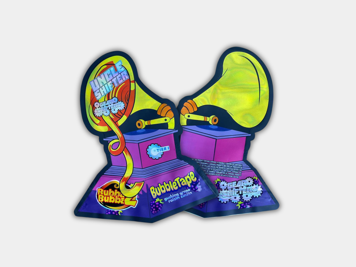 Bubble Tape Gear Shifter 3.5g Mylar Bag