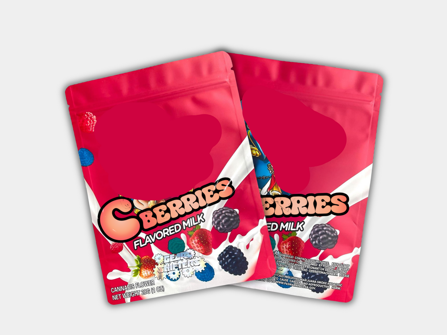 C Berries Flavored Milk 1oz Mylar Bag