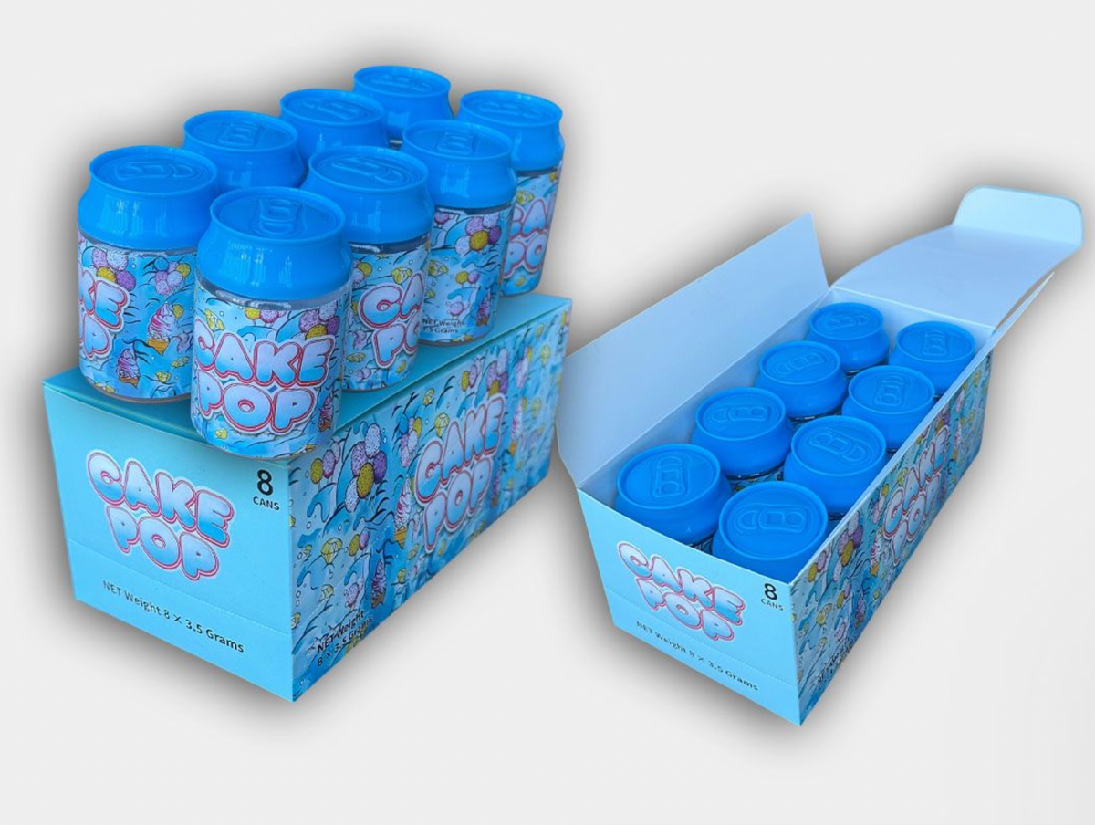 Cake Pop Soda Cans – Master Box (8 Cans)