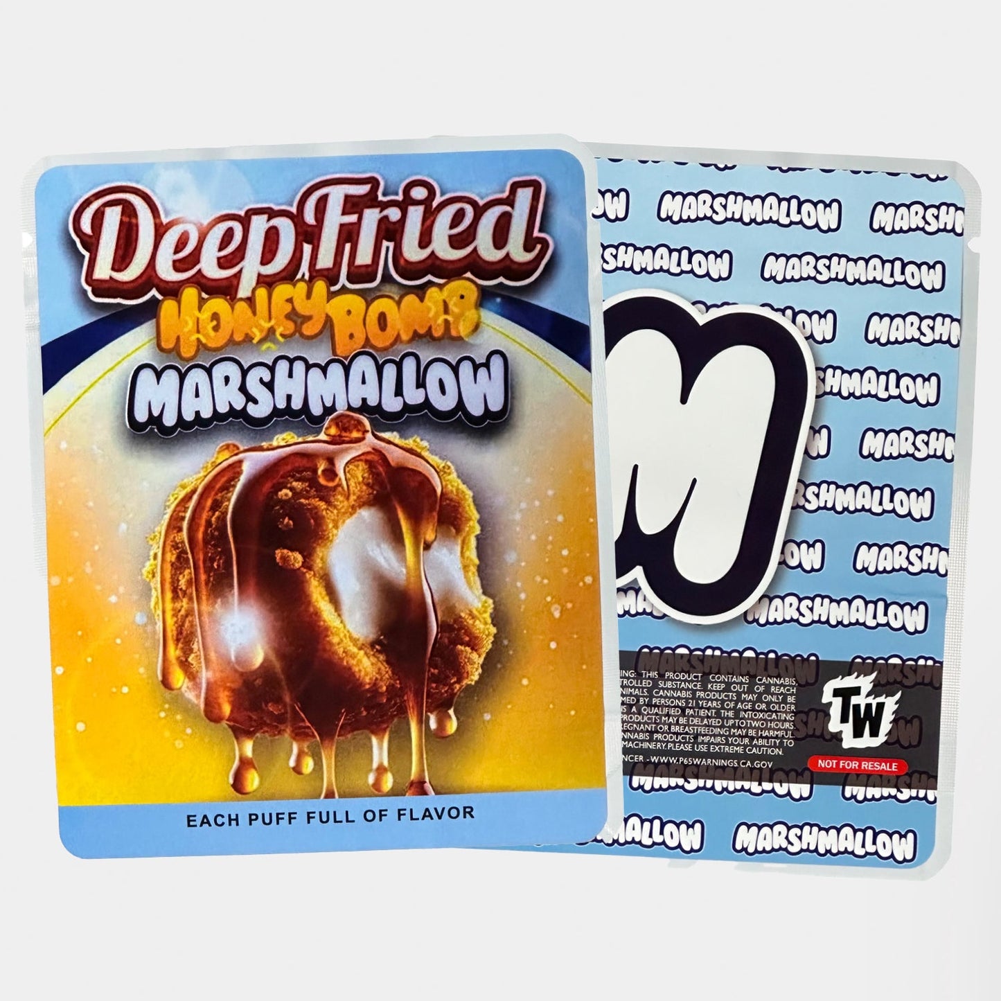 Deep Fried Honey Bomb Sprinklez Mylar Bag 3.5 Grams (Label & Authinticity Stickers Included)