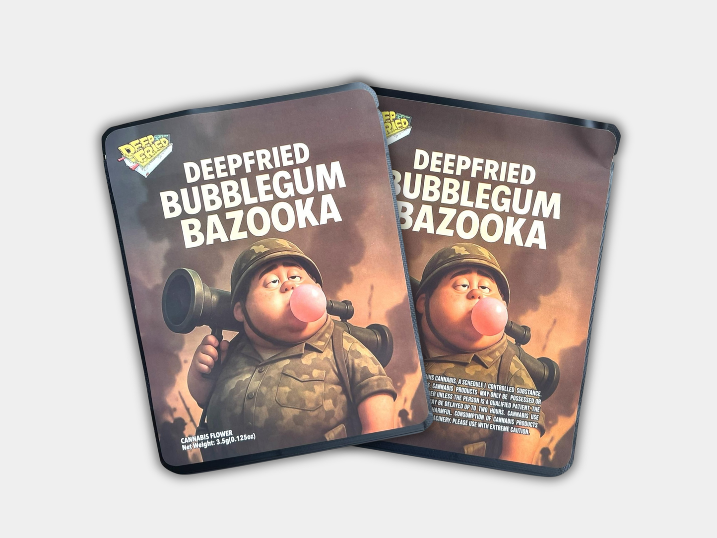 Deepfried Bubblegum Bazooka 3.5G Mylar Bag