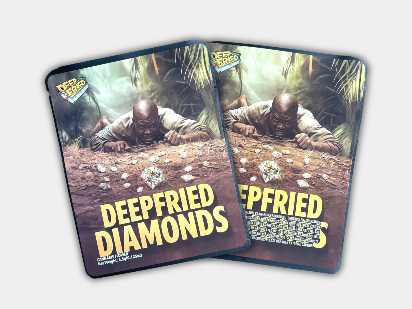 Deepfried Diamonds 3.5G Mylar Bag