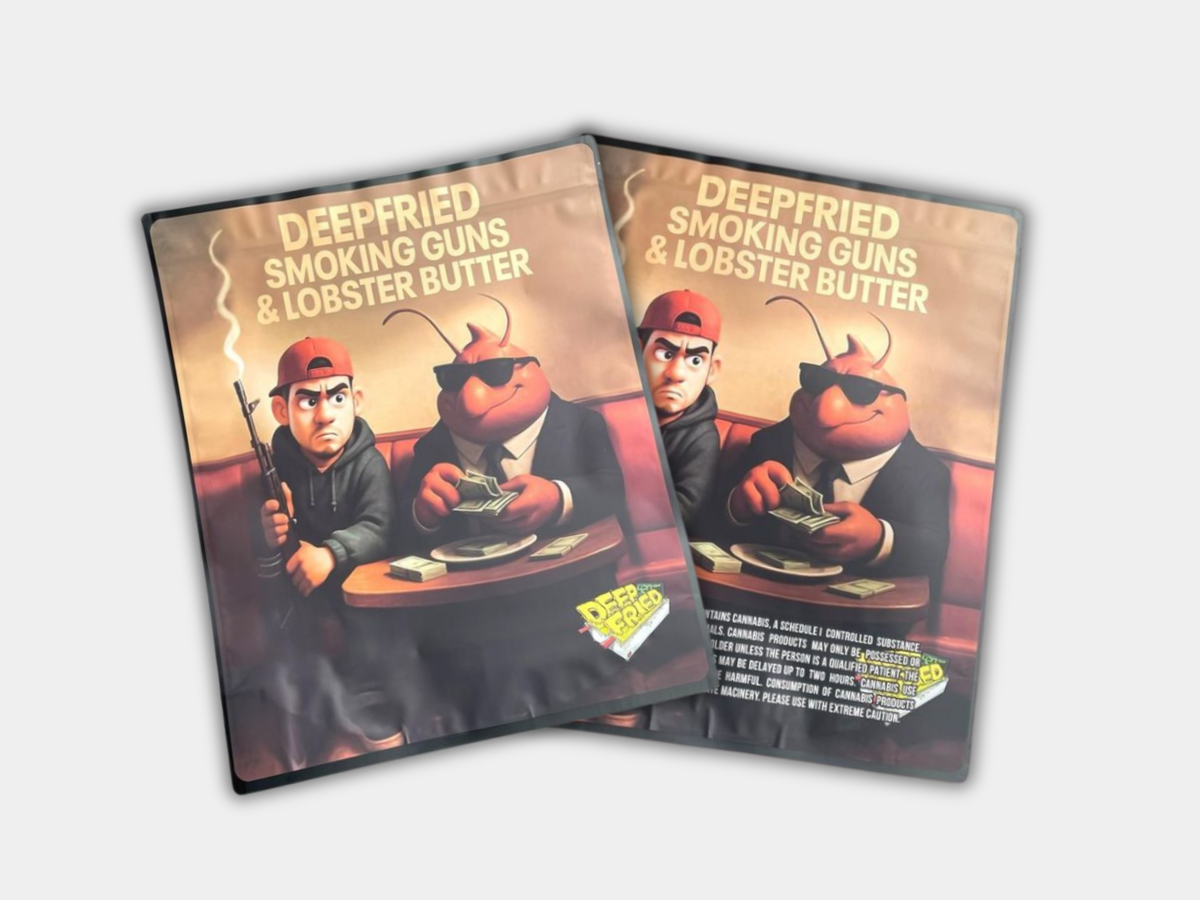 Deepfried Smoking Guns & Lobster Butter Sticker (16oz) 1lb Mylar Bag