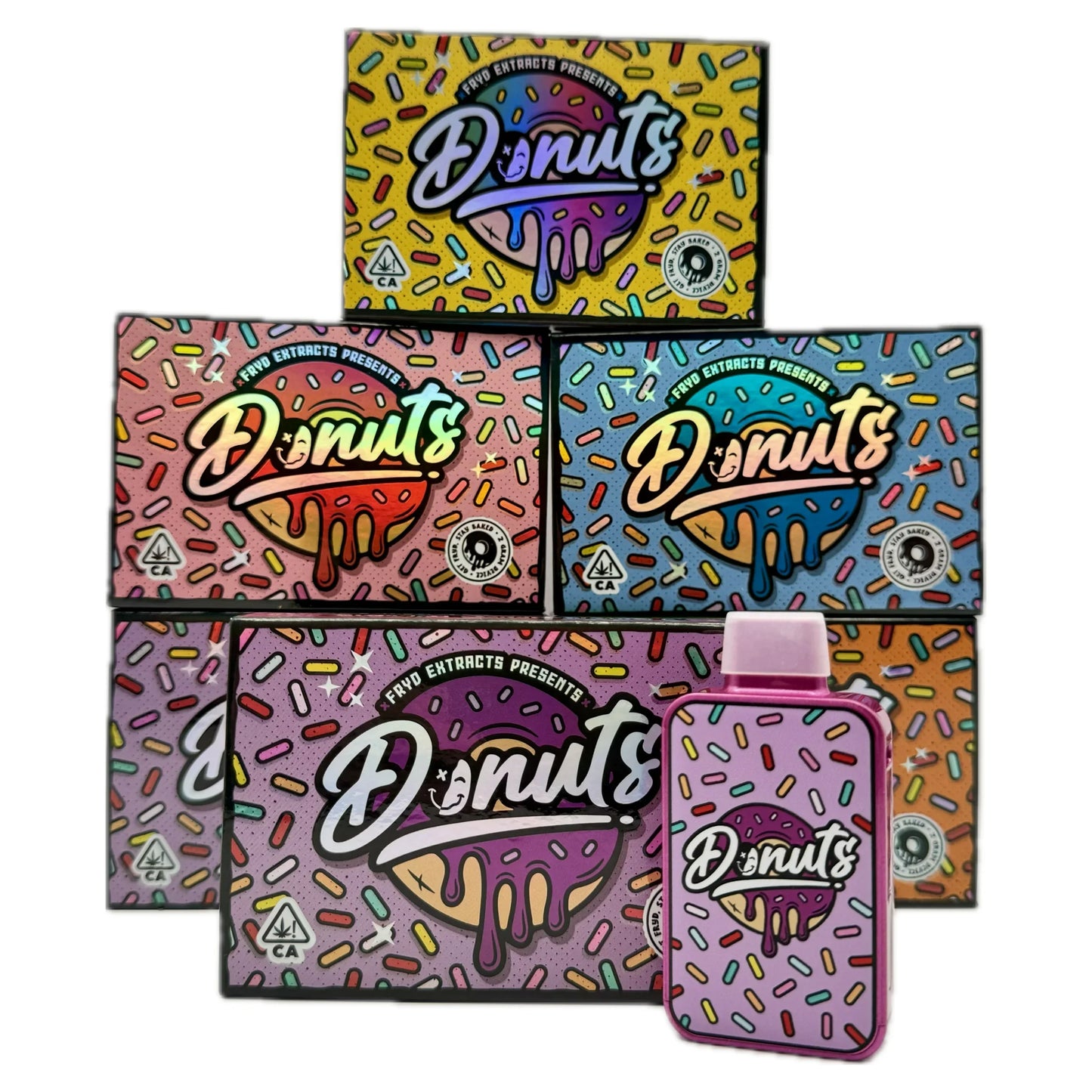 Fryd Donuts new 2024 Empty Disposable Carts Carts 50 Pack (NO OIL)
