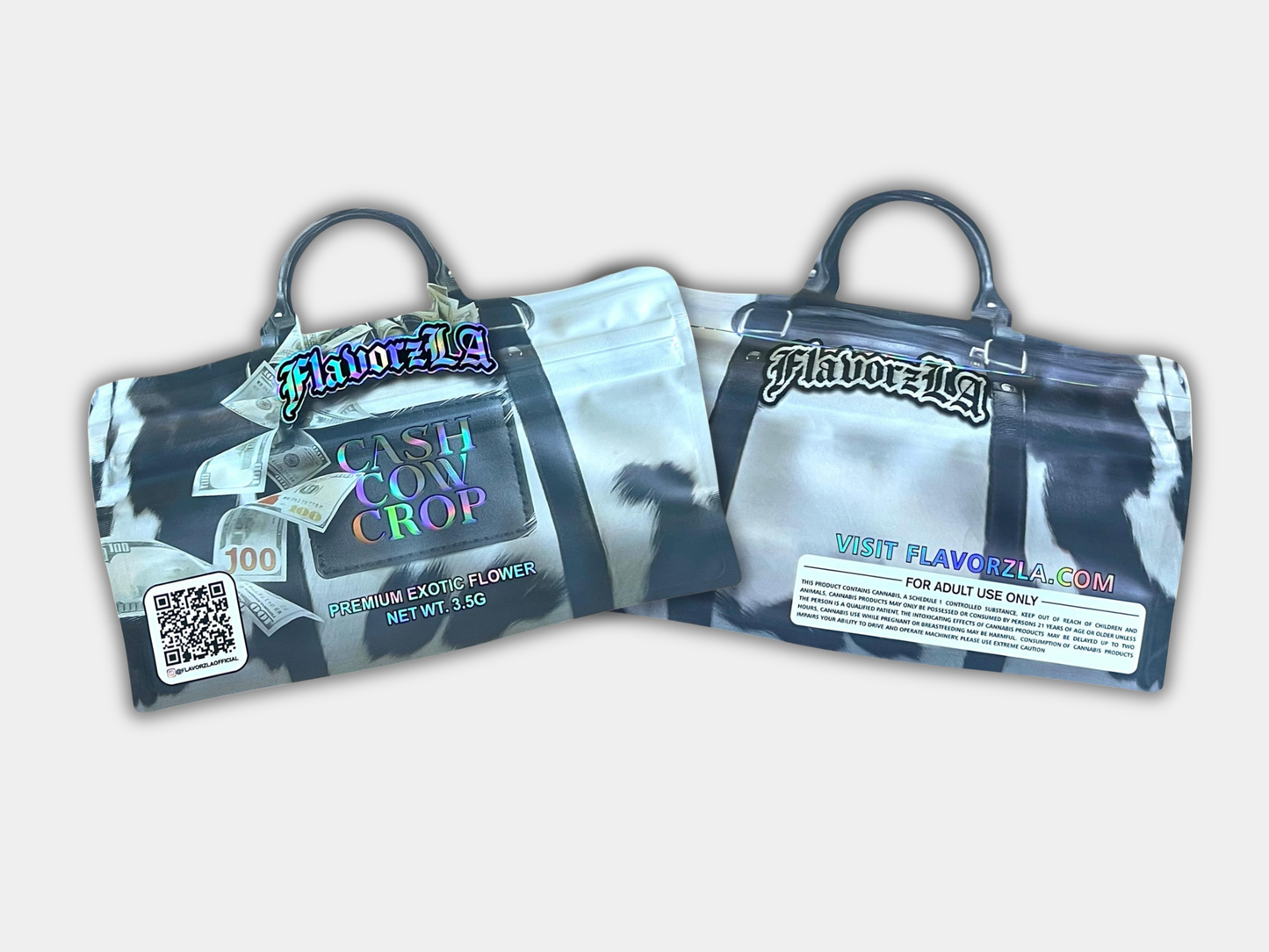 Flavorz LA Cash Cow Crop 3.5G Mylar Bag