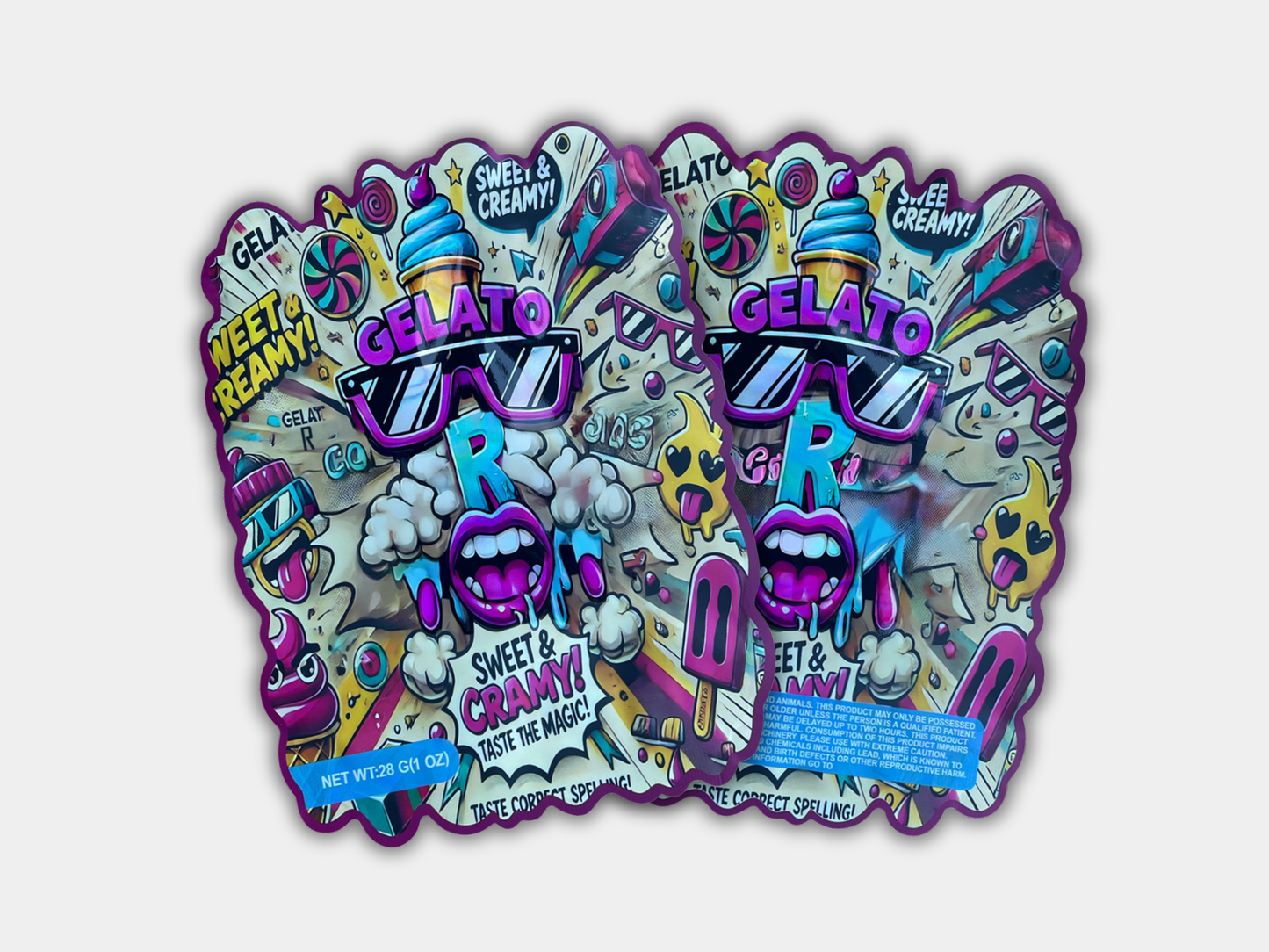 Gelato R 28G (1oz) Mylar Bag