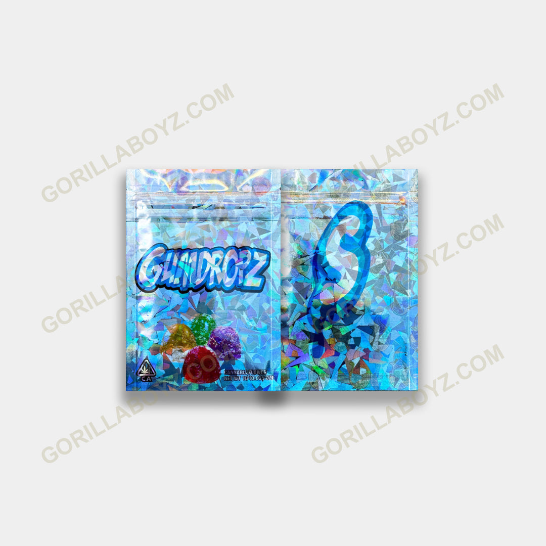 Gumdropz 1 gram mylar bags