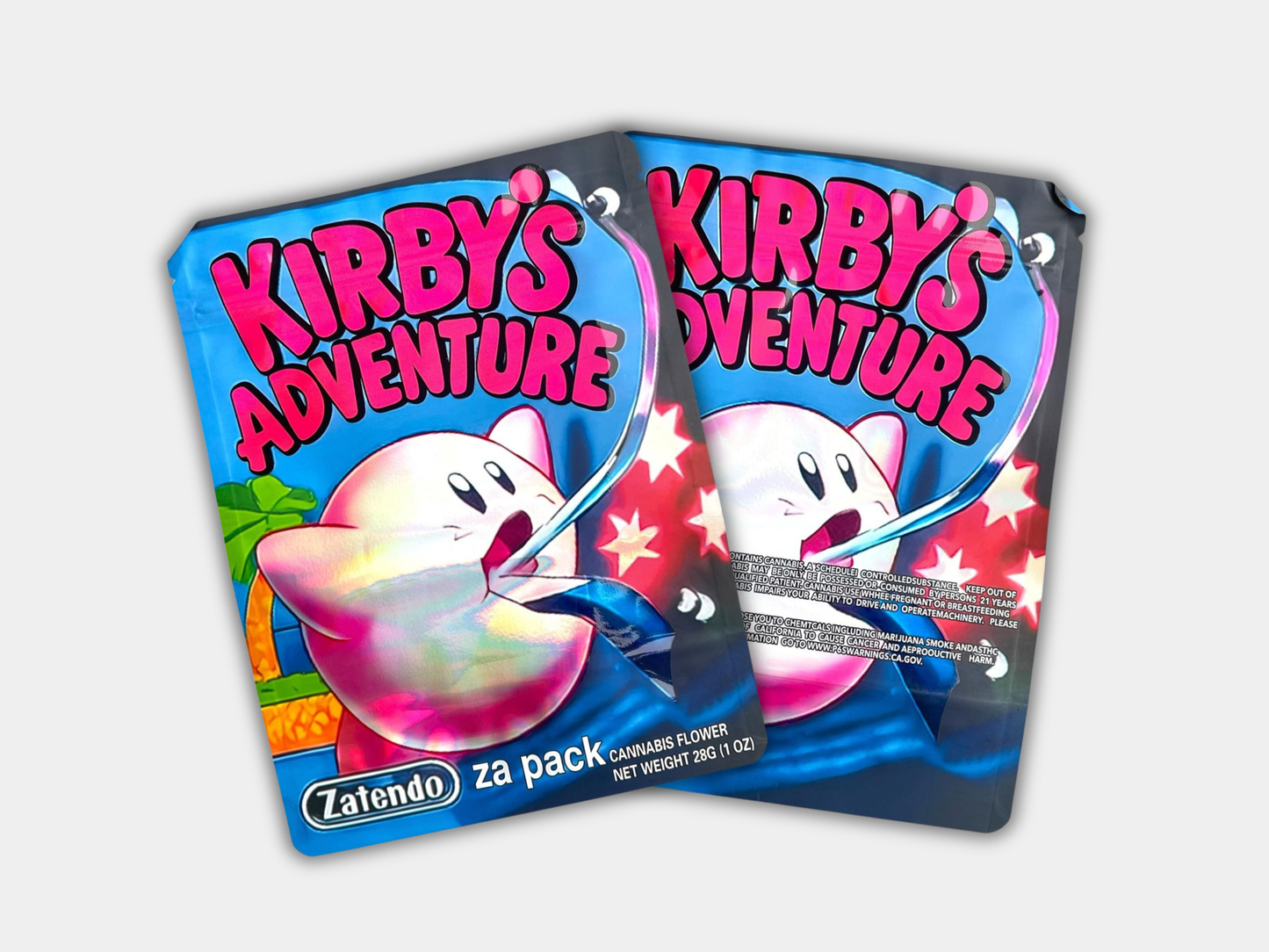 Kirby’s Adventure 1oz Mylar Bag