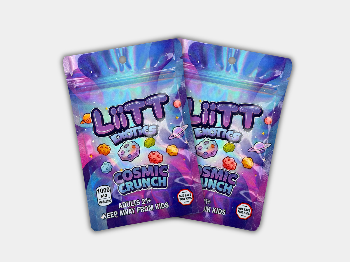 Liit Exotics Cosmic Crunch EMPTY Mylar Bag 1000 MG