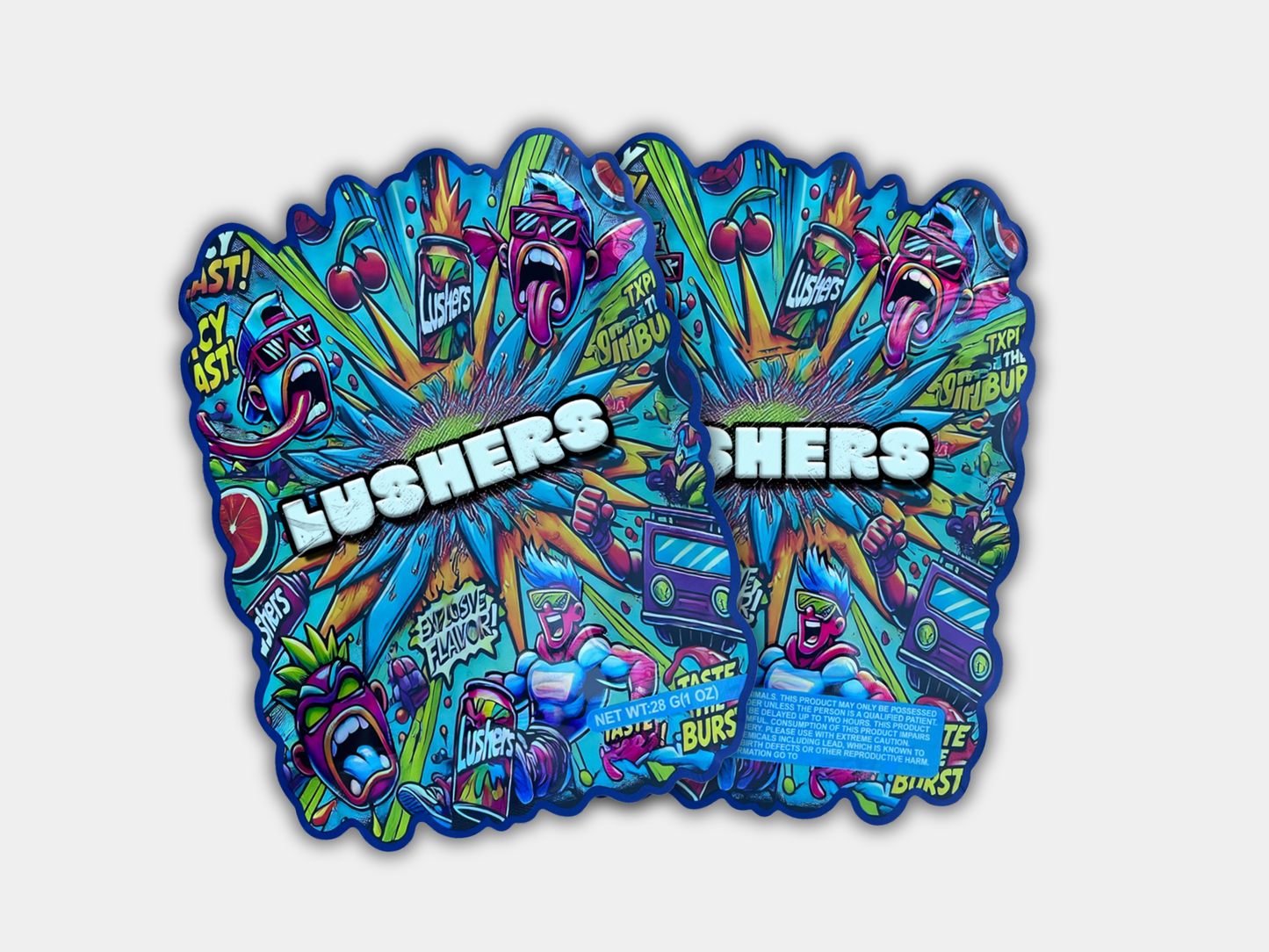 Lushers 28G (1oz) Mylar Bag