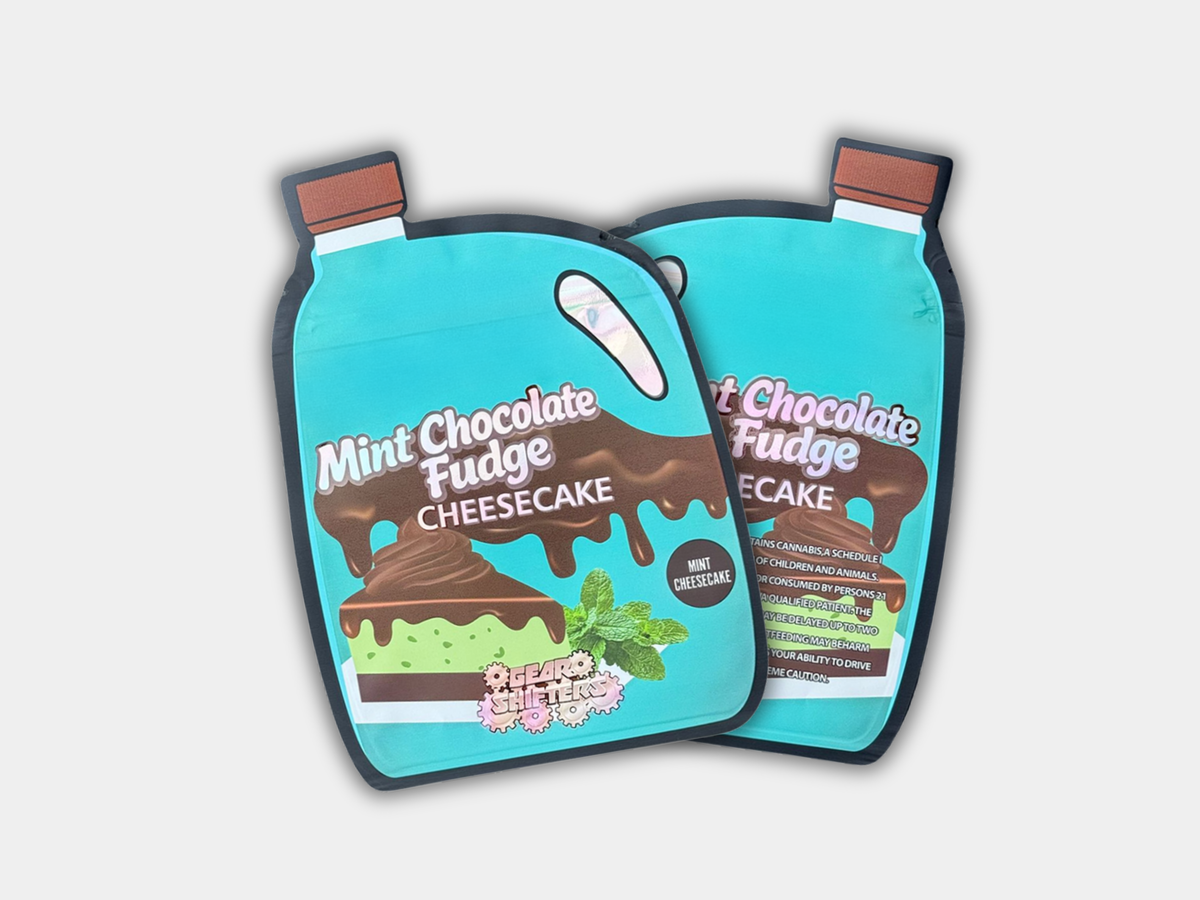 Mint Chocolate Fudge Cheesecake 3.5G Mylar Bag