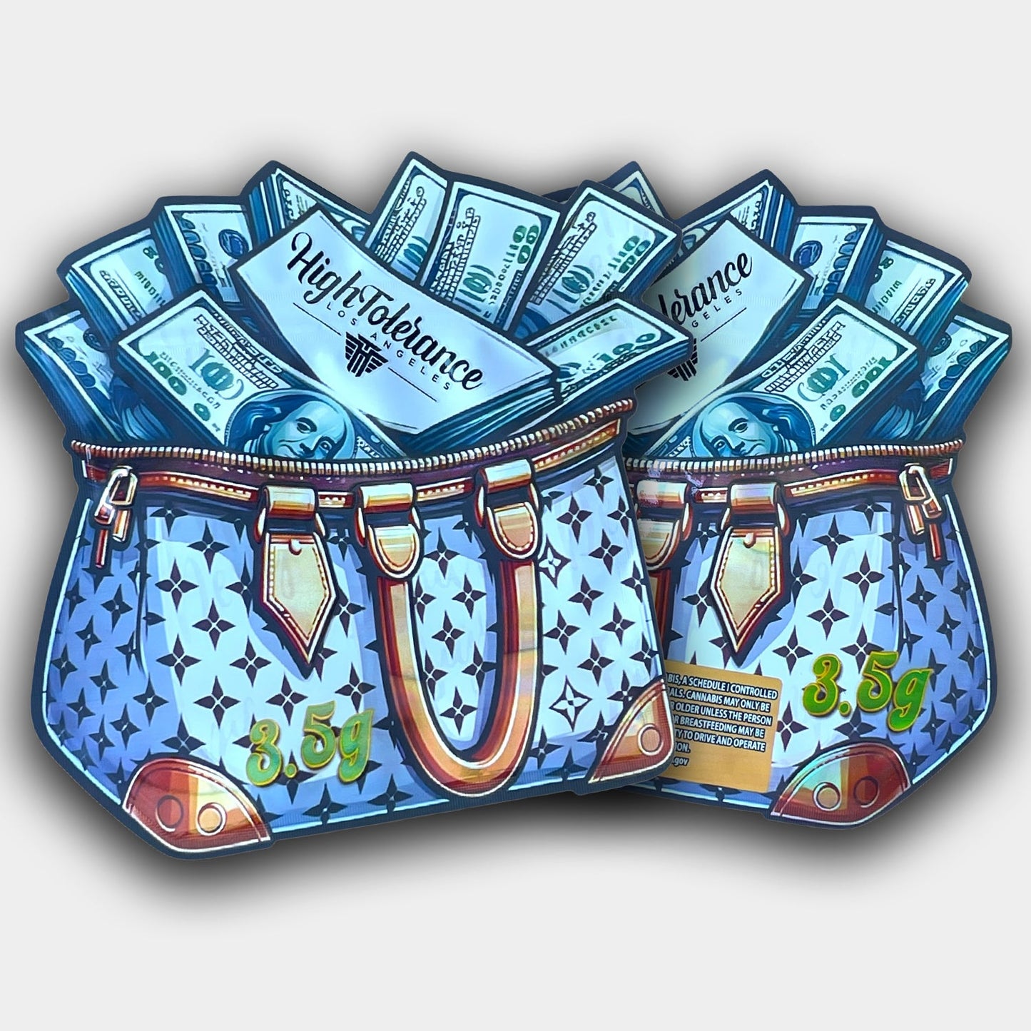 Money Bag High Tolerance Mylar Bag 3.5G