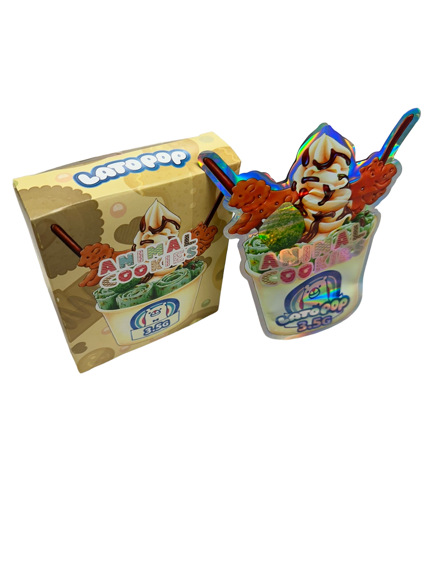 Animal Cookies 3.5g Mylar Bag with BOX