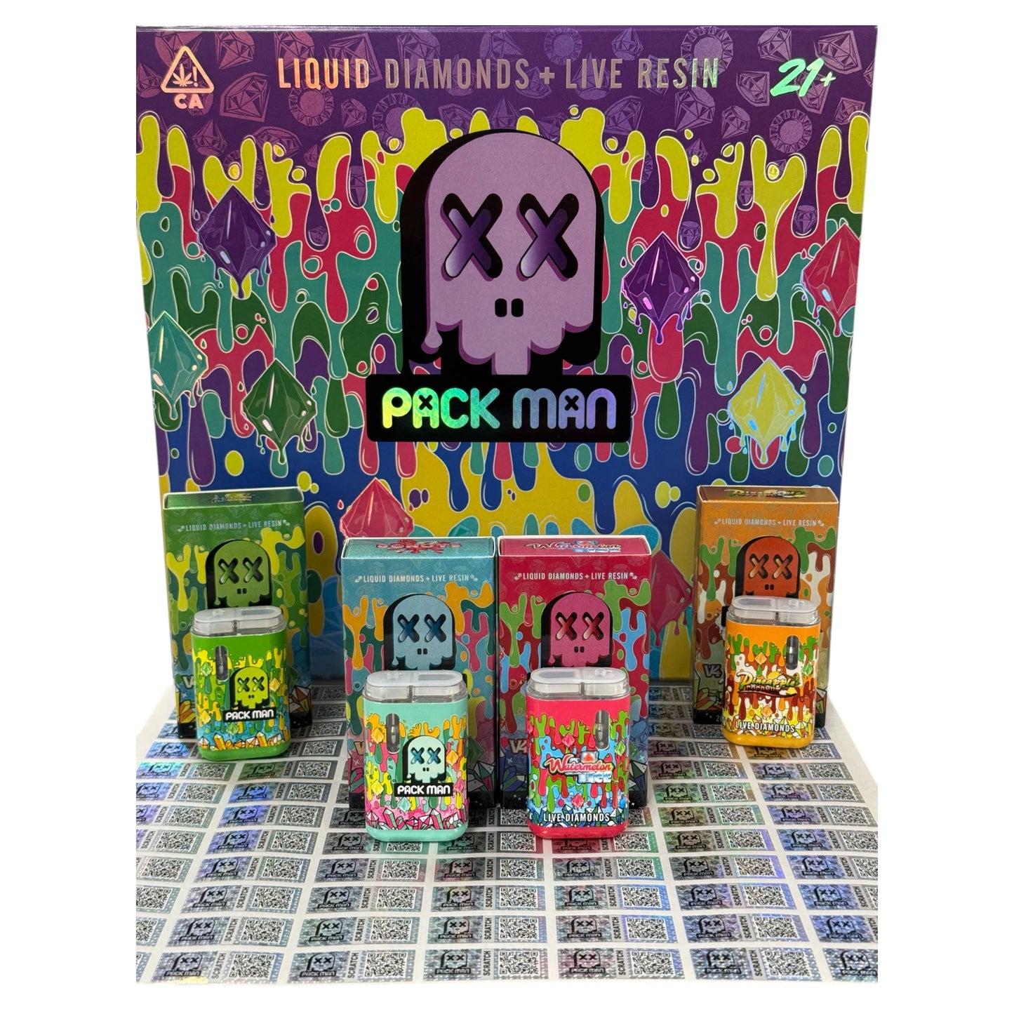 PackMan Empty Disposable Carts V6 (NO OIL)