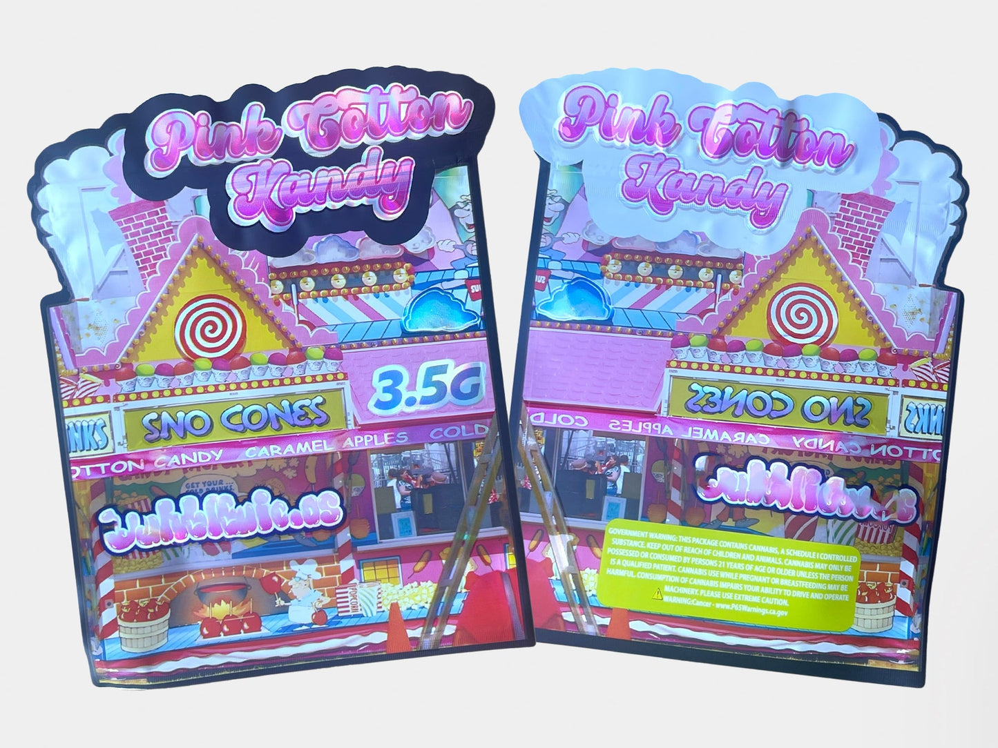 Pink Cotton Candy Mylar Bag 3.5G