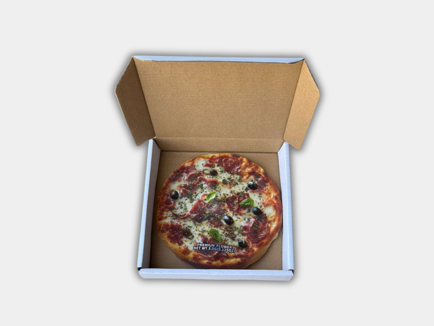 Pizza Zaza John's Pizza Box with Mylar Bag – 3.5G Box Packaging 2