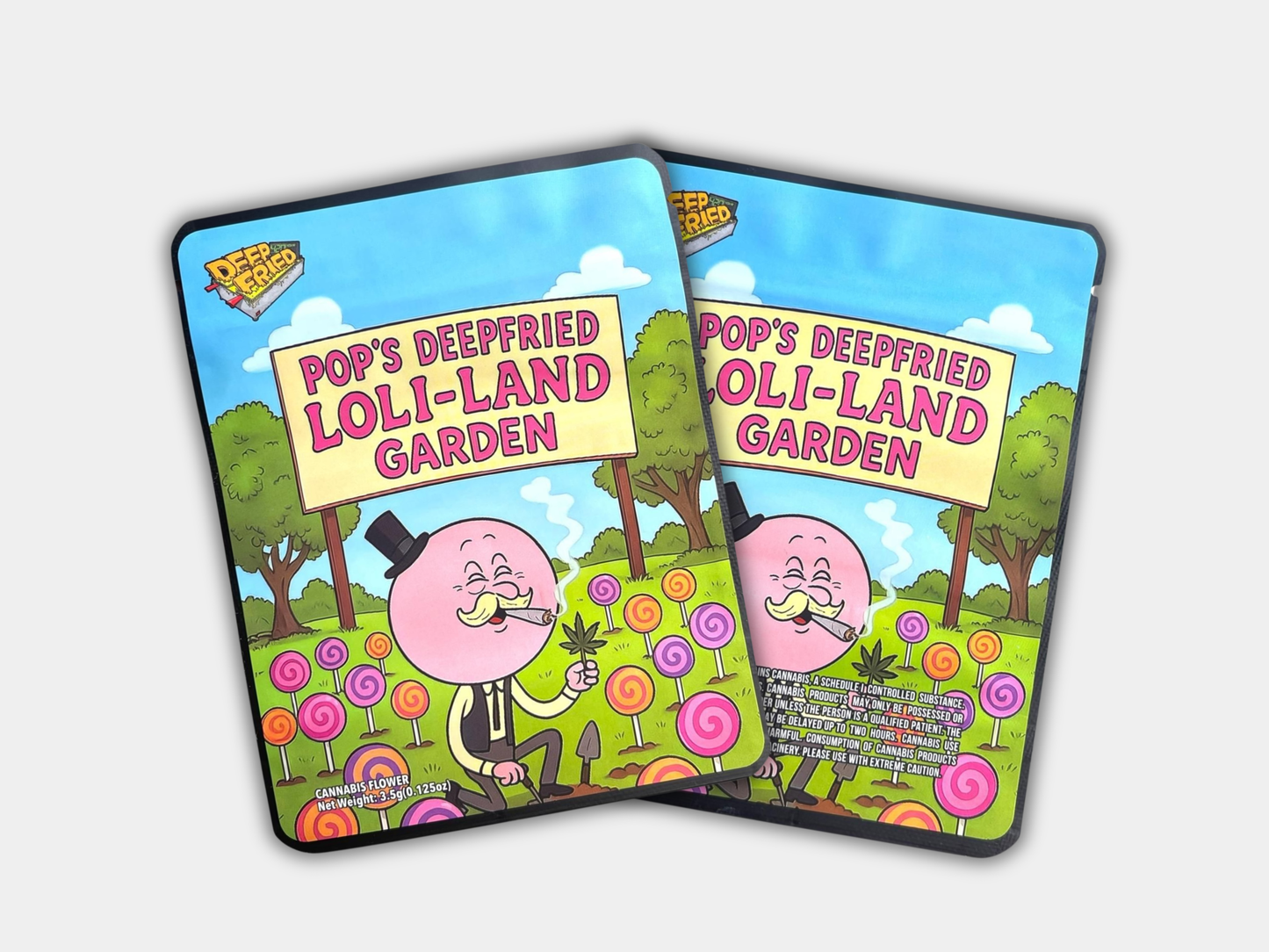 Pop’s Deepfried Loli-Land Garden 3.5G Mylar Bag