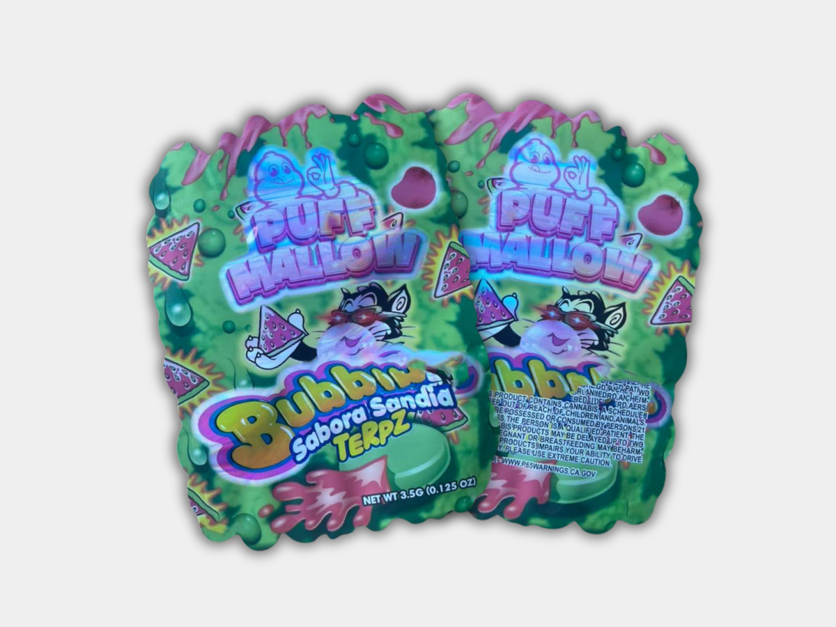 Puff Hallow Bubba Sabor a Sandía Terpz 3.5G Mylar Bag