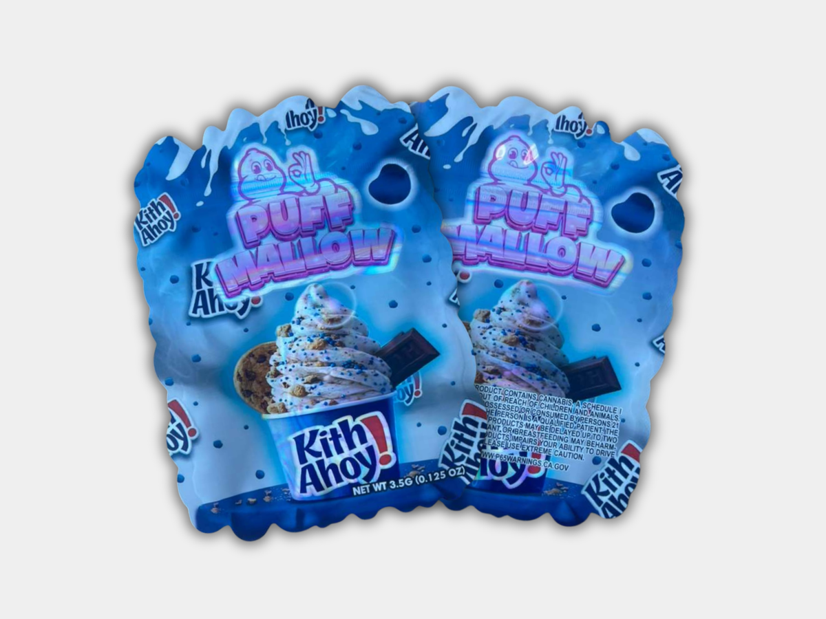 Puff Hallow Kith Ahoy 3.5G Mylar Bag