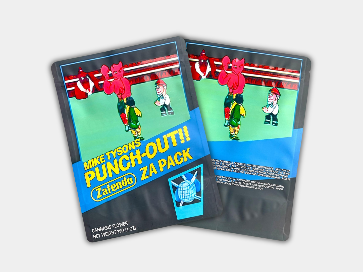 Punch-Out Mike Za Pack 1oz Mylar Bag