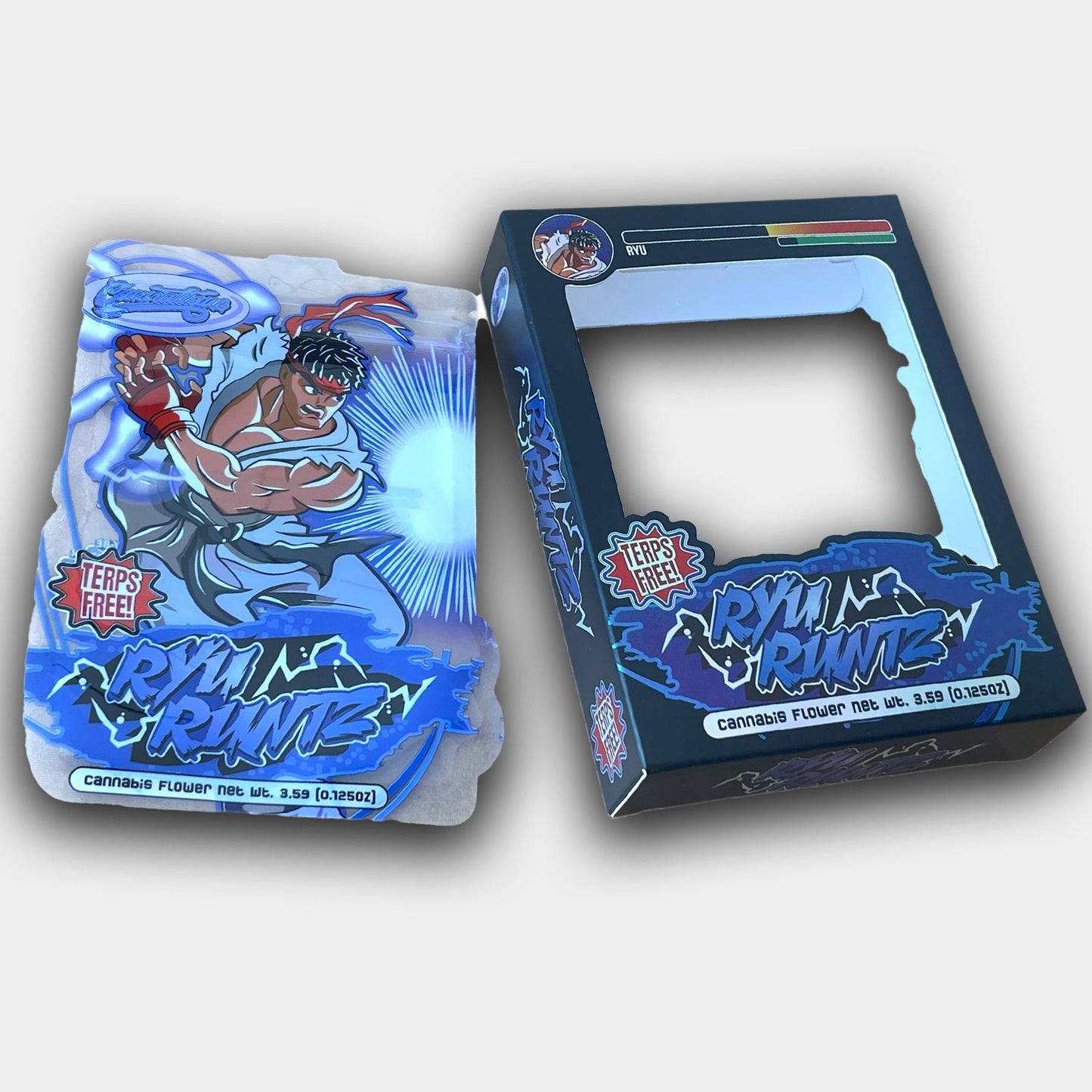 Ryu Runtz Holographic 3.5g Mylar Bag with BOX