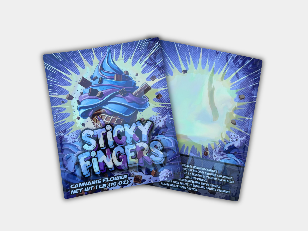 Sticky FIngers 16 oz (1 lb) Mylar Bag