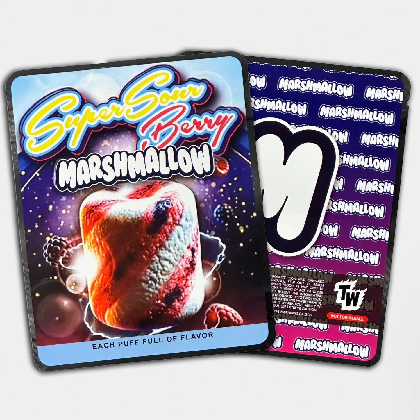 Super Sour Berry Sprinklez Mylar Bag 3.5 Grams (Label & Authinticity Stickers Included)