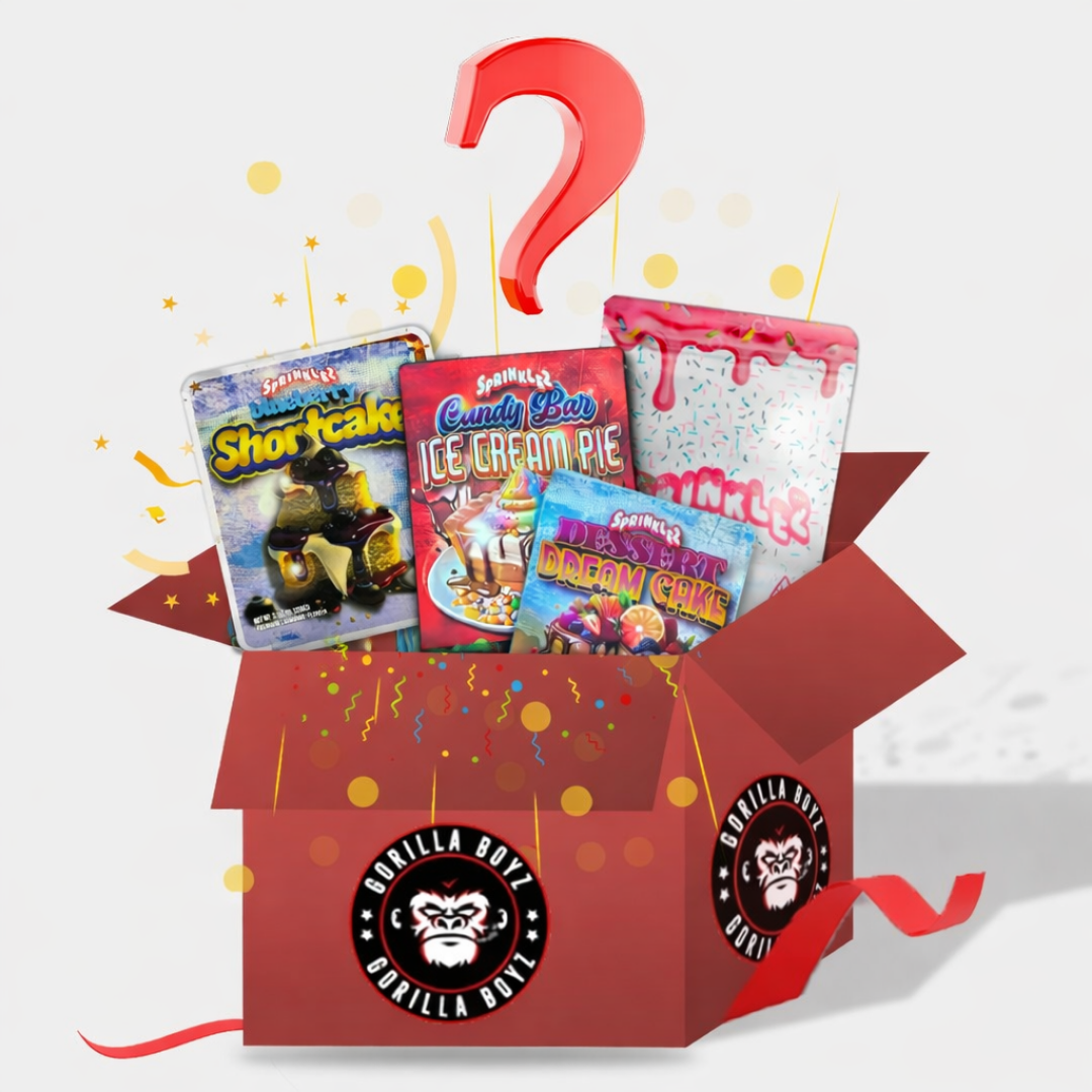 Sprinklez Mystery Box 5 Designs 100 Pack Each Design (Total 500 bags)