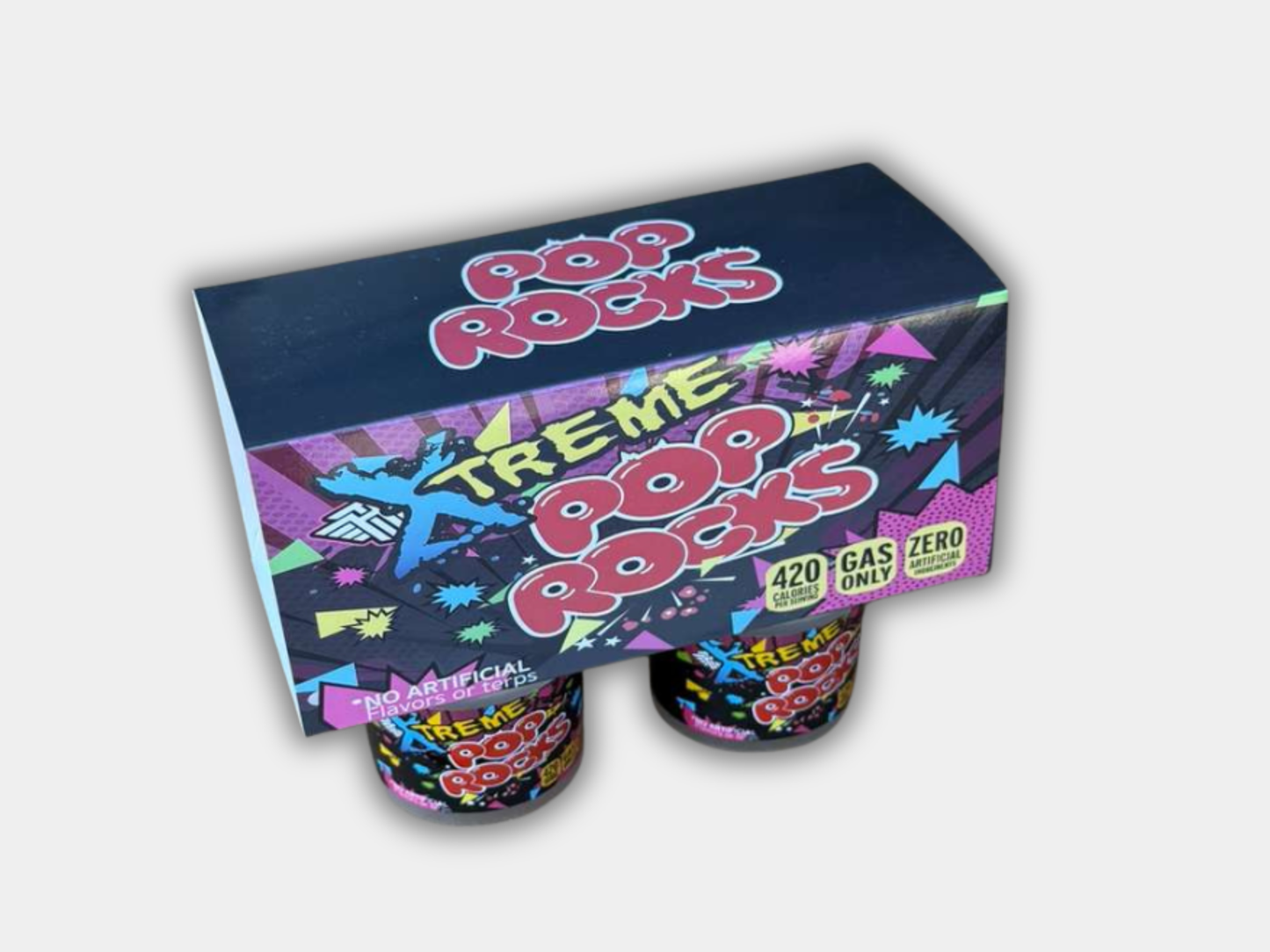 Xtreme Pop Rocks 4 Jar Set with Box (3.5g Yogurt Jar Set)