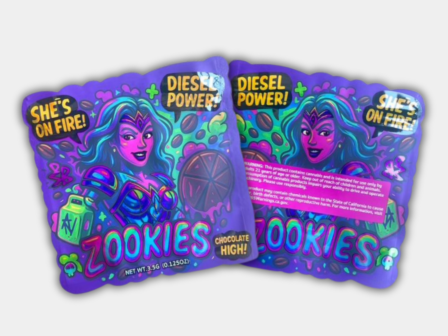 Zookies 3.5G Mylar Bag