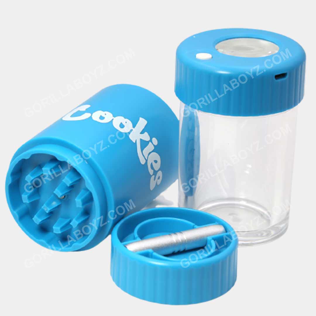cookies blue mag jar