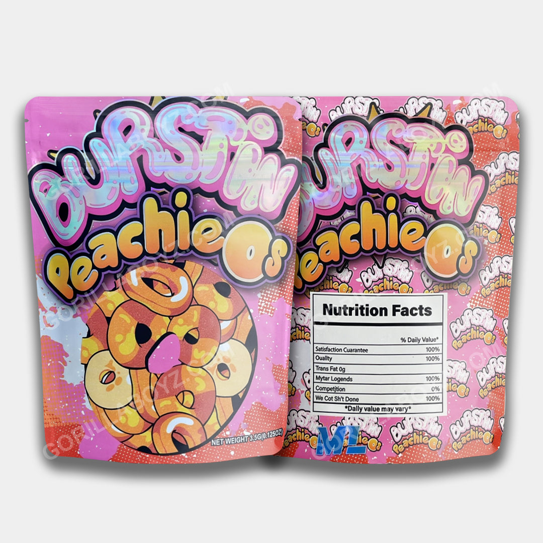Burstin peachie O's Mylar Bag 3.5 Grams