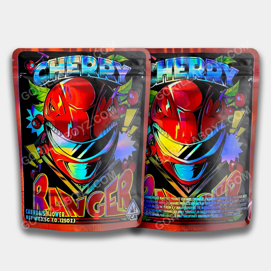 Cherry Ranger 3.5 gram mylar bags