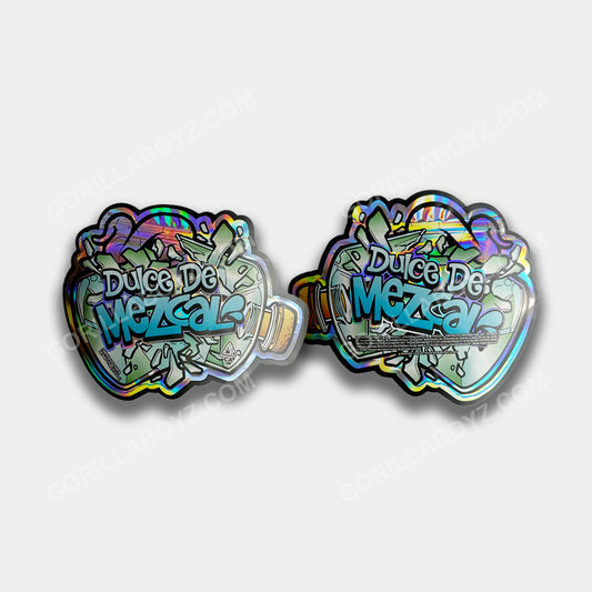 Dulce De Mezcal Holographic mylar bags 3.5 grams