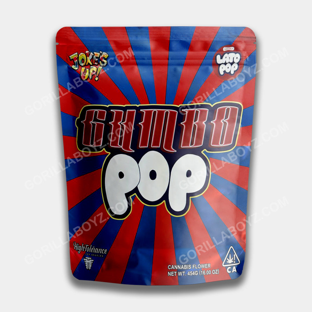 Gumbo Lato 16 ounce mylar bags