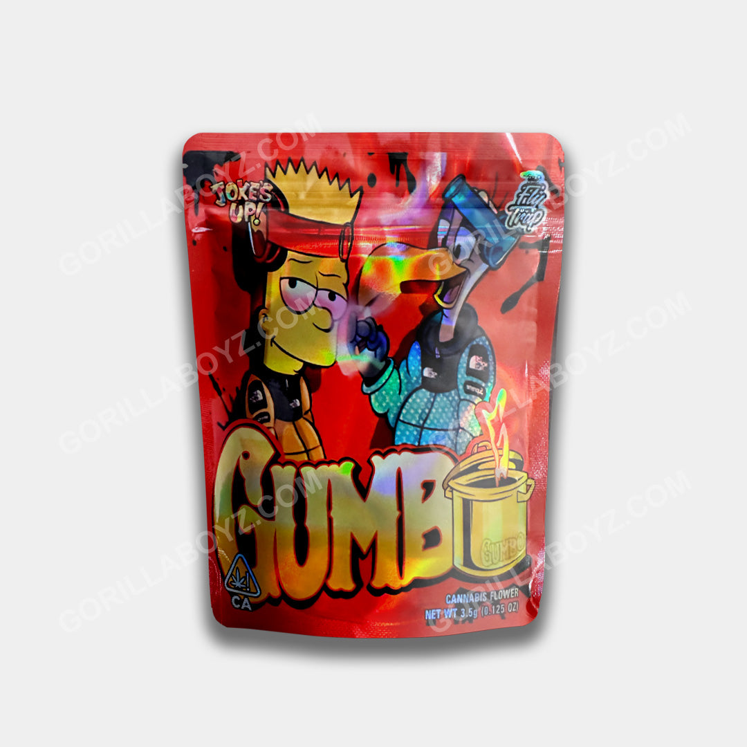 Flu Trap Gumbo Bartt mylar bags 3.5 grams