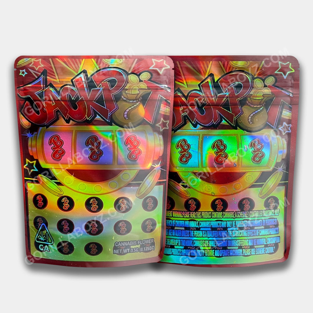 Jack Pot Holographic mylar bags 3.5 grams