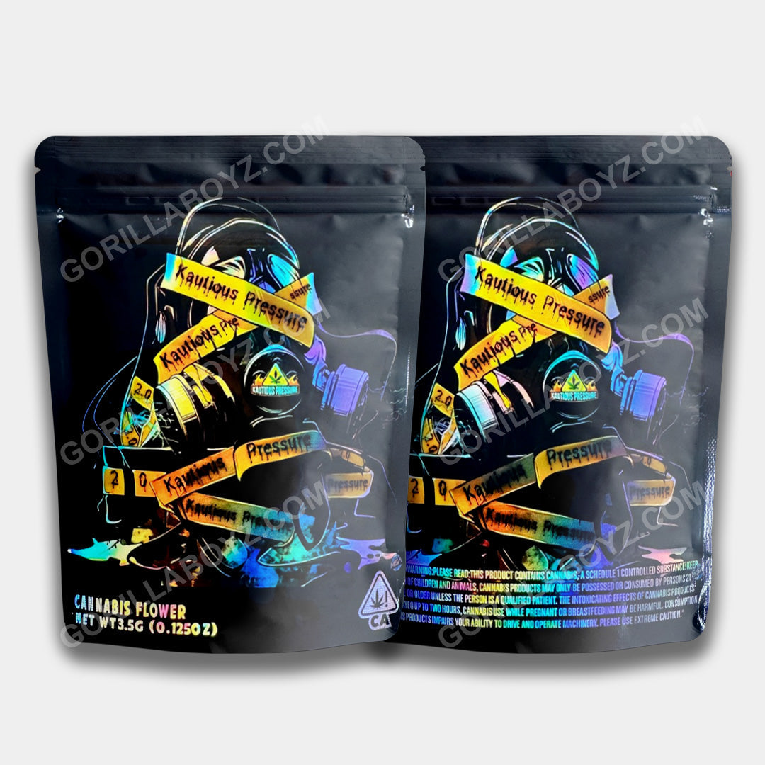 Kautious Pressure 3.5 gram mylar bags