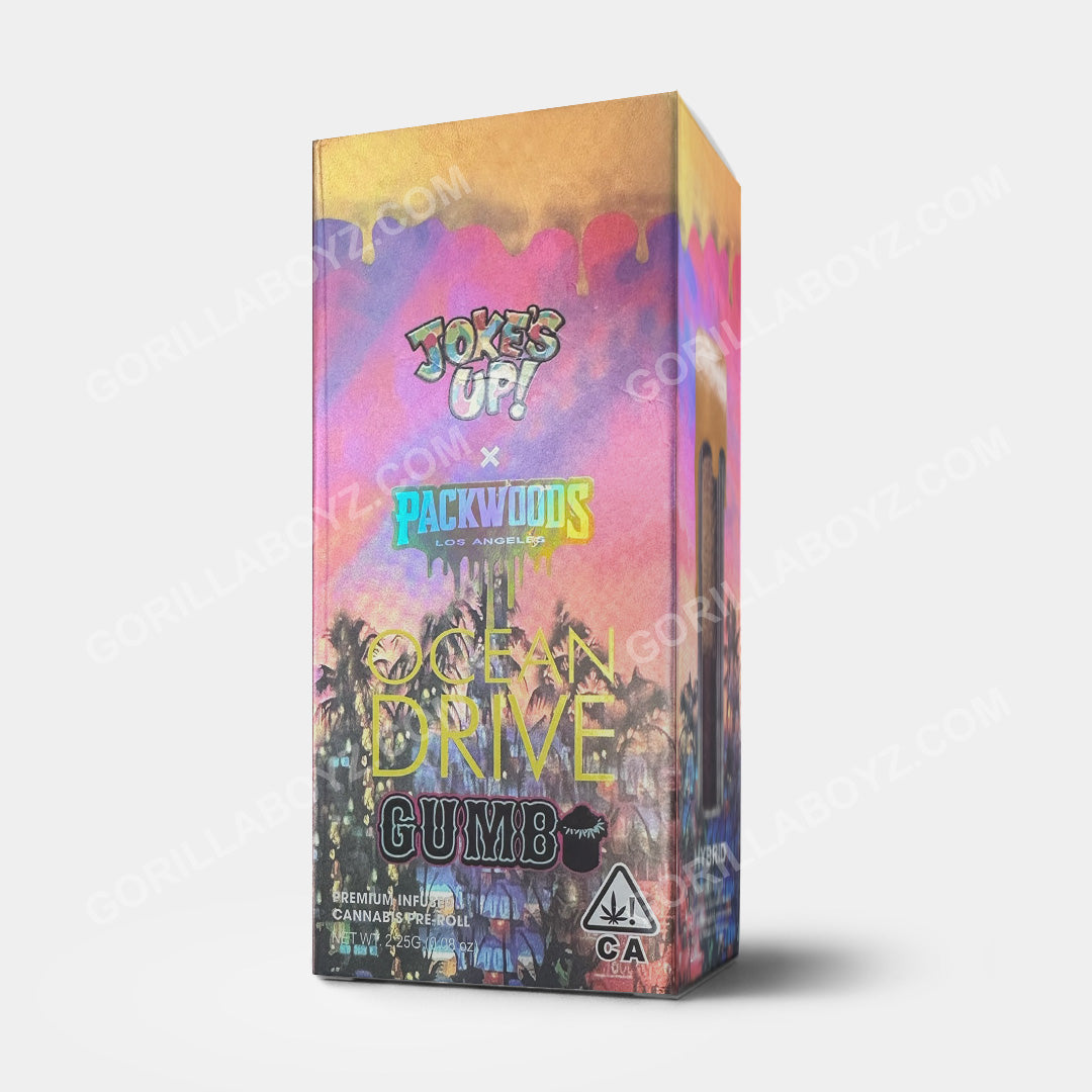 ocean drive gumbo packwoods packaging box