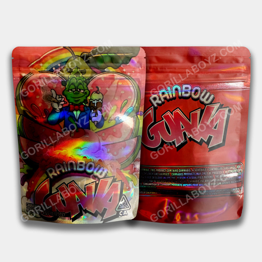 Rainbow Guava mylar bags 3.5 grams