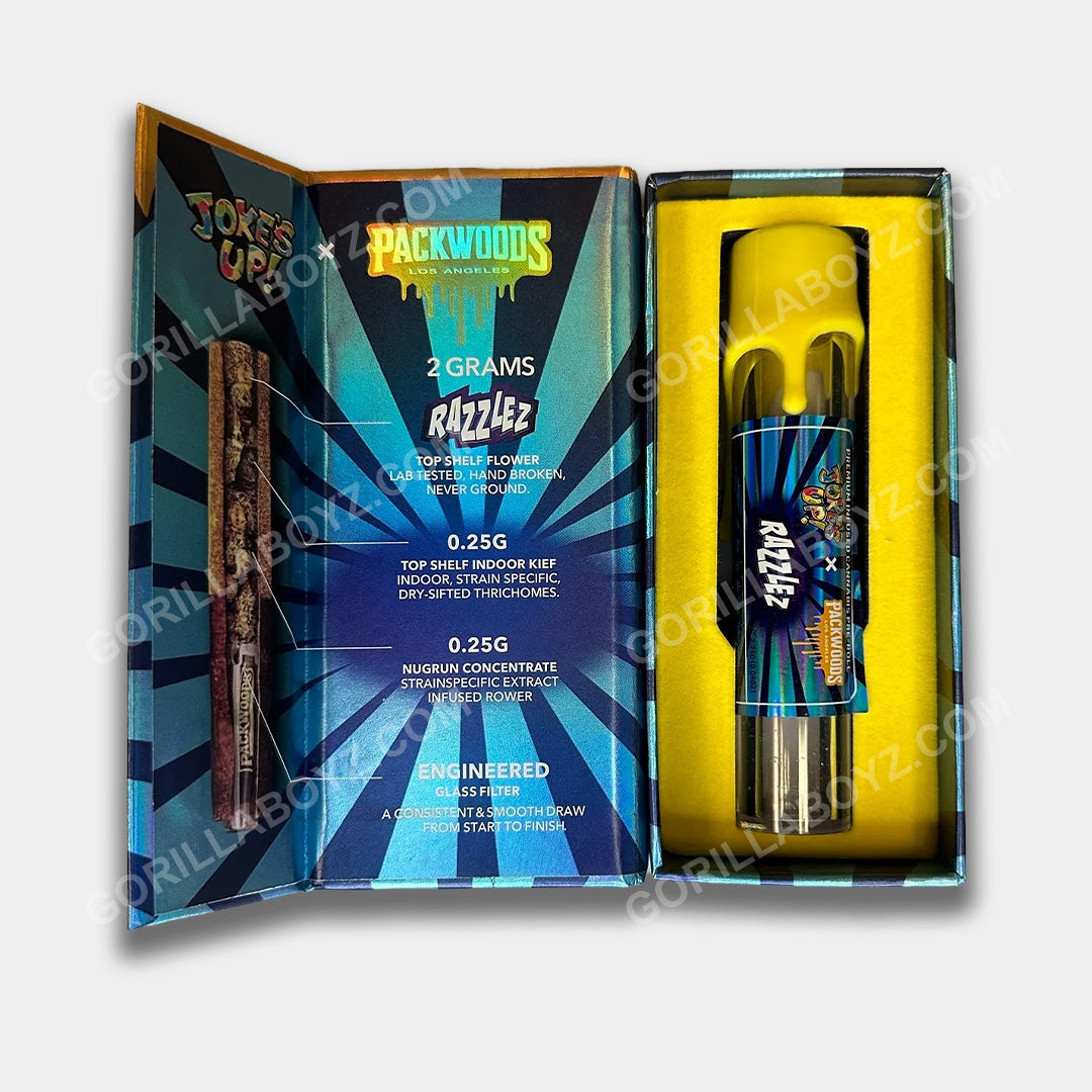 razzlez packwoods packaging box