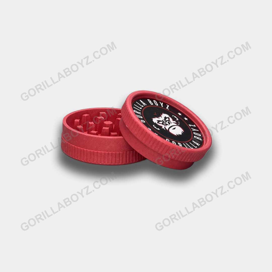 red biodegradable weed grinder