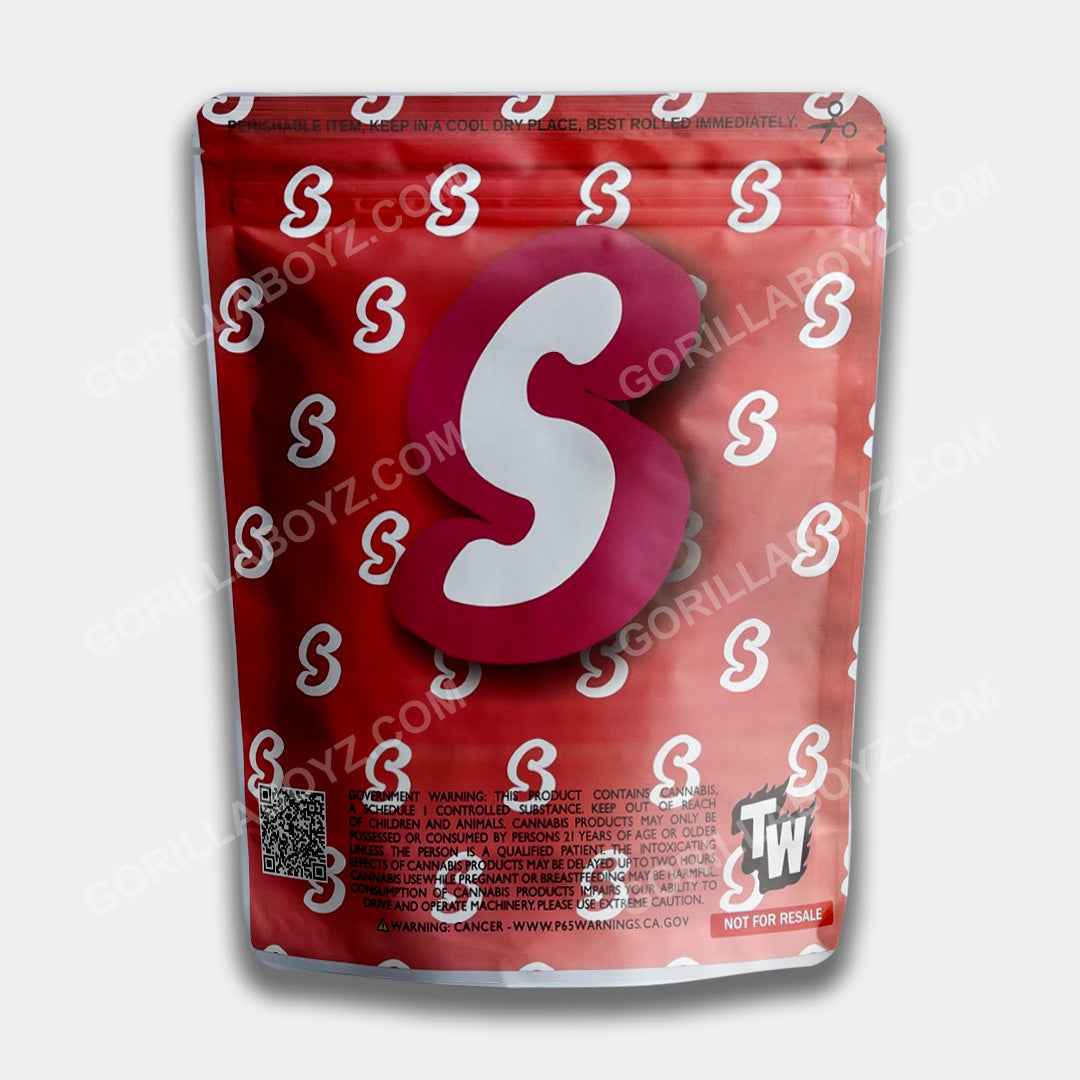 Sprinklez Strawberry Brownie 112 Gram - 1 Pound sticker Mylar Bag